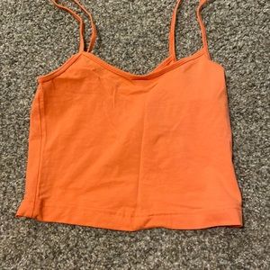 Orange tank top